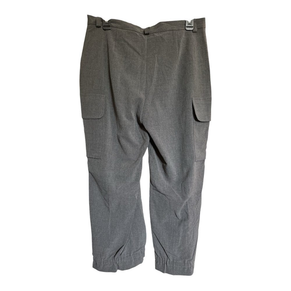Mossimo Stretch Dressy Gray Cropped Cargo Pants. NWOT Size 10 - Picture 4 of 10
